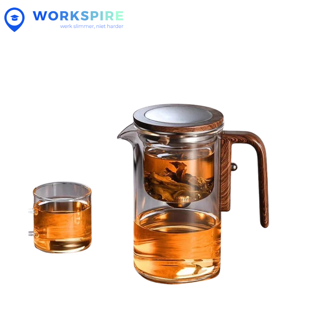 TeaBrew™ | Drukknop Theepot